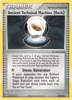 Ancient Technical Machine [Rock], Hidden Legends #85, Pokémon TCG card