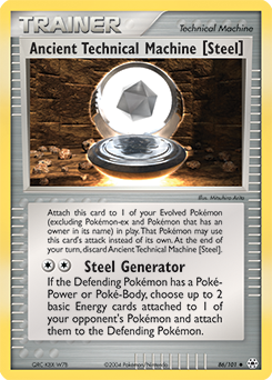 Ancient Technical Machine [Steel], Hidden Legends #86, Pokémon TCG card