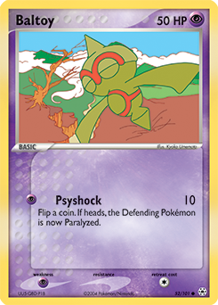 Baltoy, Hidden Legends #52, Pokémon TCG card