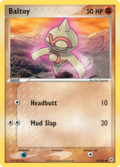 Baltoy, Hidden Legends #53, Pokémon TCG card