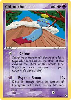 Chimecho, Hidden Legends #17, Pokémon TCG card