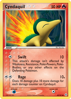 Cyndaquil, Hidden Legends #59, Pokémon TCG card
