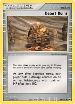 Desert Ruins, Hidden Legends #88, Pokémon TCG card