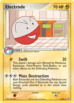 Electrode, Hidden Legends #5, Pokémon TCG card