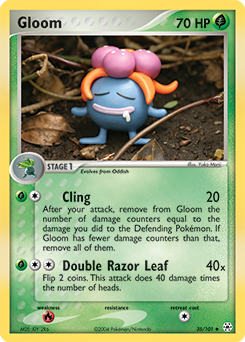 Gloom, Hidden Legends #35, Pokémon TCG card