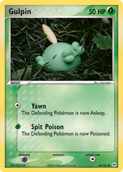 Gulpin, Hidden Legends #62, Pokémon TCG card
