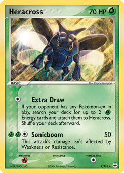 Heracross, Hidden Legends #7, Pokémon TCG card