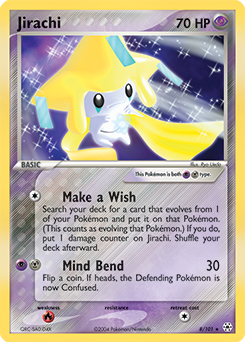 Jirachi, Hidden Legends #8, Pokémon TCG card