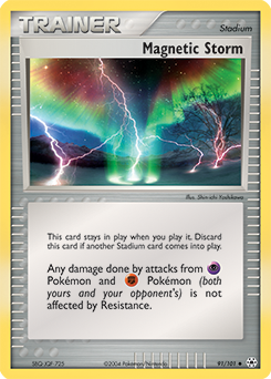 Magnetic Storm, Hidden Legends #91, Pokémon TCG card