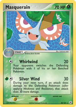 Masquerain, Hidden Legends #20, Pokémon TCG card