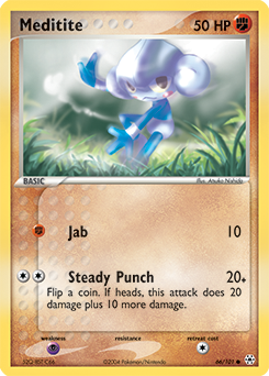 Meditite, Hidden Legends #66, Pokémon TCG card