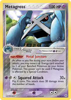 Metagross, Hidden Legends #11, Pokémon TCG card