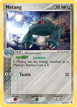 Metang, Hidden Legends #44, Pokémon TCG card