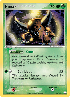 Pinsir, Hidden Legends #13, Pokémon TCG card
