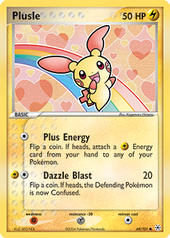 Plusle, Hidden Legends #69, Pokémon TCG card