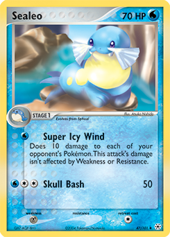 Sealeo, Hidden Legends #47, Pokémon TCG card