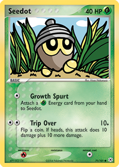 Seedot, Hidden Legends #71, Pokémon TCG card