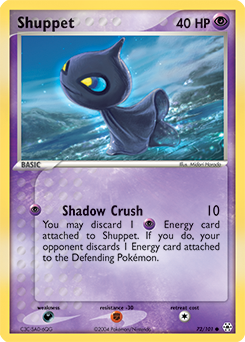 Shuppet, Hidden Legends #72, Pokémon TCG card