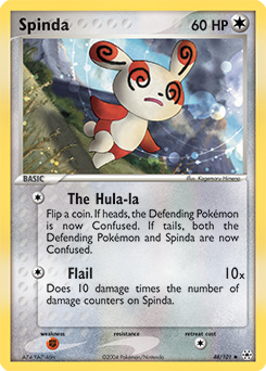 Spinda, Hidden Legends #48, Pokémon TCG card