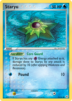 Staryu, Hidden Legends #75, Pokémon TCG card