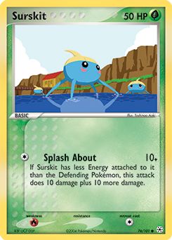 Surskit, Hidden Legends #76, Pokémon TCG card