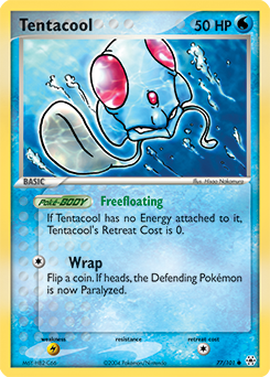 Tentacool, Hidden Legends #77, Pokémon TCG card