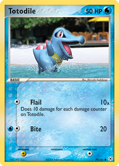 Totodile, Hidden Legends #79, Pokémon TCG card