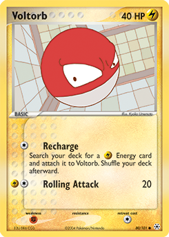 Voltorb, Hidden Legends #80, Pokémon TCG card