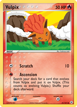 Vulpix, Hidden Legends #81, Pokémon TCG card