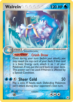 Walrein, Hidden Legends #15, Pokémon TCG card