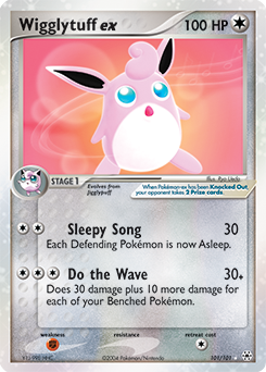 Wigglytuff ex, Hidden Legends #101, Pokémon TCG card