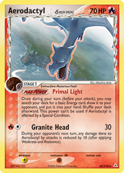 Aerodactyl δ, Holon Phantoms #35, Pokémon TCG card