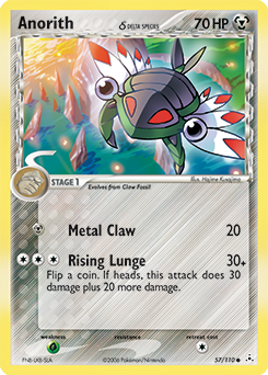Anorith δ, Holon Phantoms #57, Pokémon TCG card