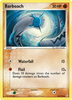 Barboach, Holon Phantoms #60, Pokémon TCG card