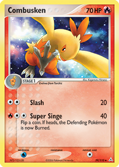 Combusken, Holon Phantoms #39, Pokémon TCG card
