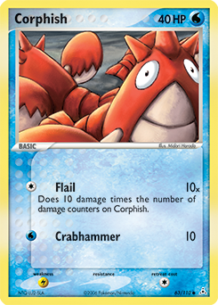 Corphish, Holon Phantoms #63, Pokémon TCG card
