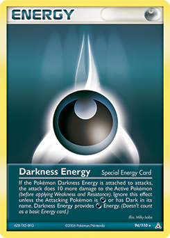 Darkness Energy, Holon Phantoms #94, Pokémon TCG card