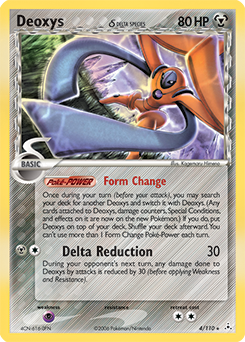 Deoxys δ, Holon Phantoms #4, Pokémon TCG card
