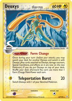 Deoxys δ, Holon Phantoms #6, Pokémon TCG card