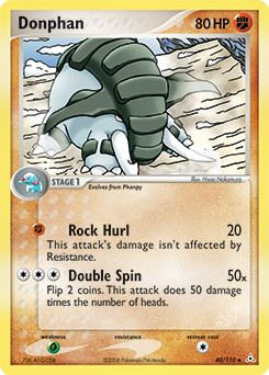 Donphan, Holon Phantoms #40, Pokémon TCG card