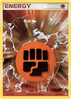 Fighting Energy, Holon Phantoms #110, Pokémon TCG card