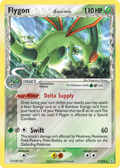 Flygon δ, Holon Phantoms #7, Pokémon TCG card