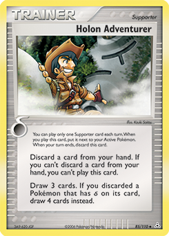 Holon Adventurer, Holon Phantoms #85, Pokémon TCG card