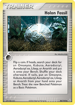 Holon Fossil, Holon Phantoms #86, Pokémon TCG card