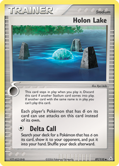 Holon Lake, Holon Phantoms #87, Pokémon TCG card