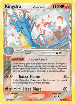 Kingdra δ, Holon Phantoms #10, Pokémon TCG card