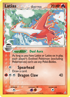 Latias δ, Holon Phantoms #11, Pokémon TCG card