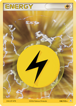 Lightning Energy, Holon Phantoms #108, Pokémon TCG card