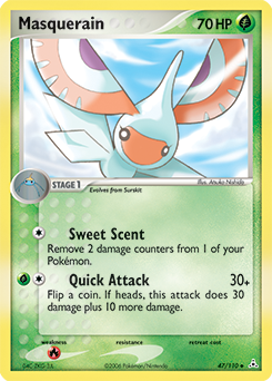 Masquerain, Holon Phantoms #47, Pokémon TCG card