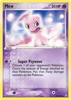 Mew, Holon Phantoms #111, Pokémon TCG card